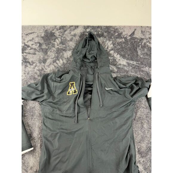 Nike Appalachian State Hooded Dry Training Jacket Gray Full Zip Vented L - Picture 8 of 12